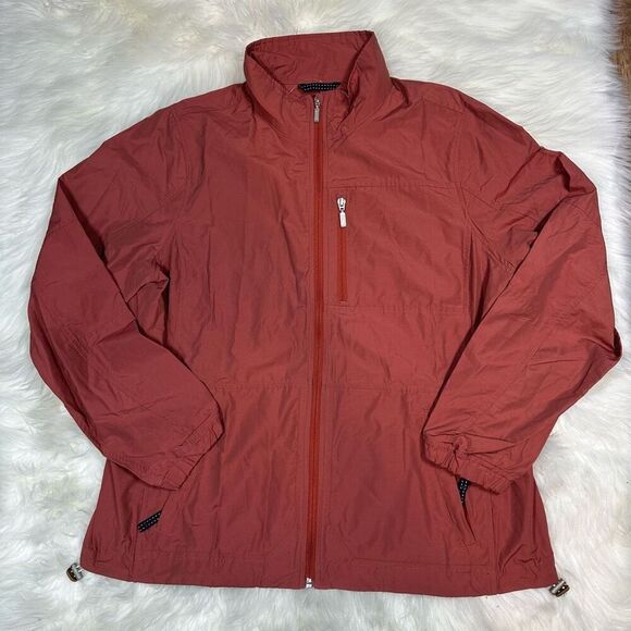 LL Bean~Women's~Wharf Street Windbreaker~Sienna Clay~Size Large - Picture 1 of 7